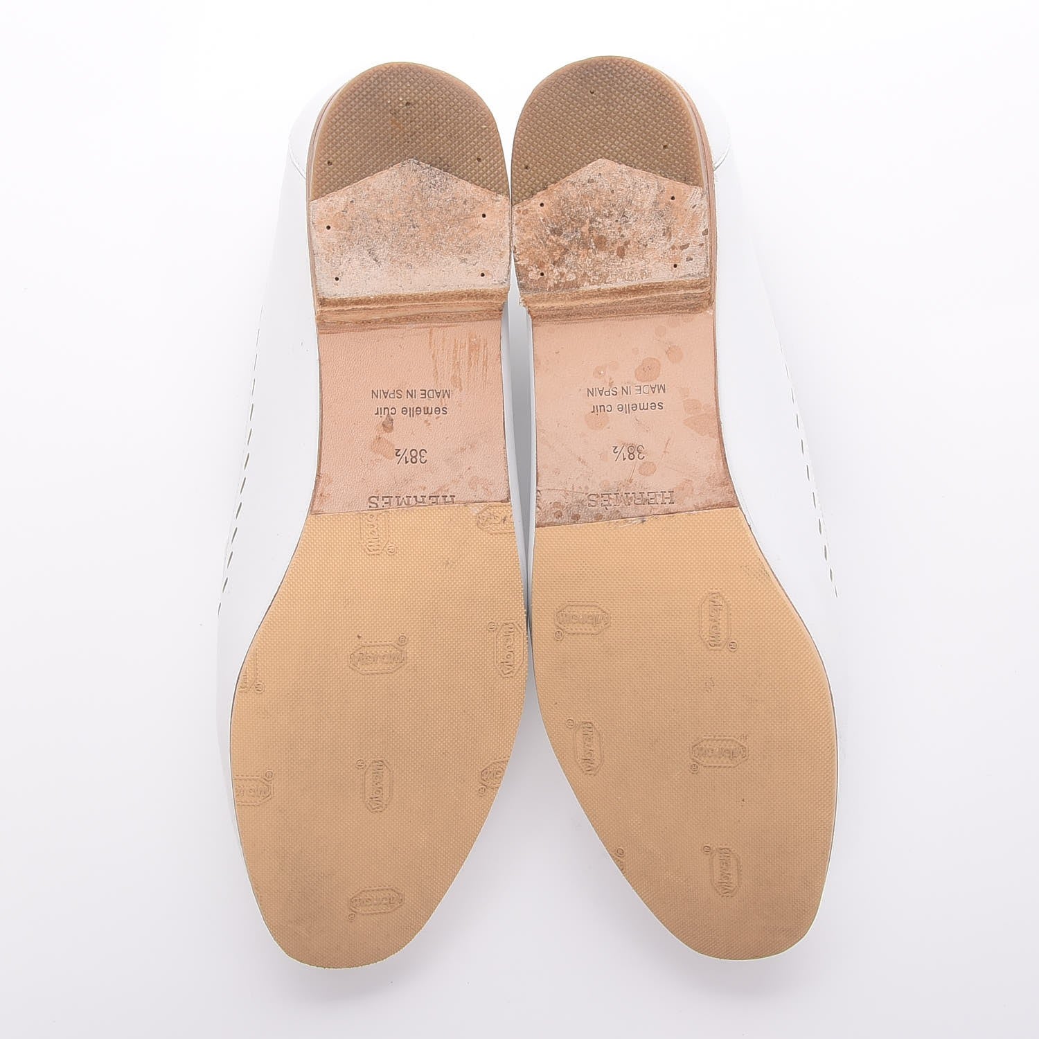 Hermes Calfskin Ovale Moccasin Loafers 38.5 7 of 12