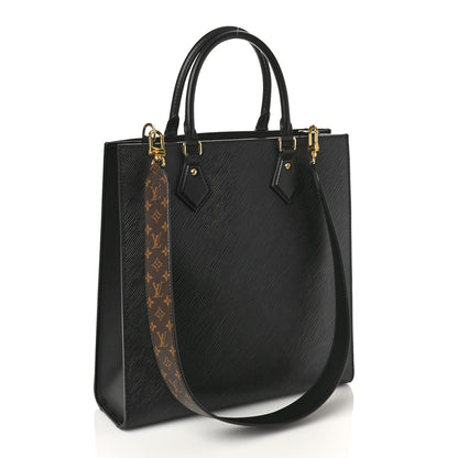 Louis Vuitton Epi Sac Plat PM Black 3 of 10