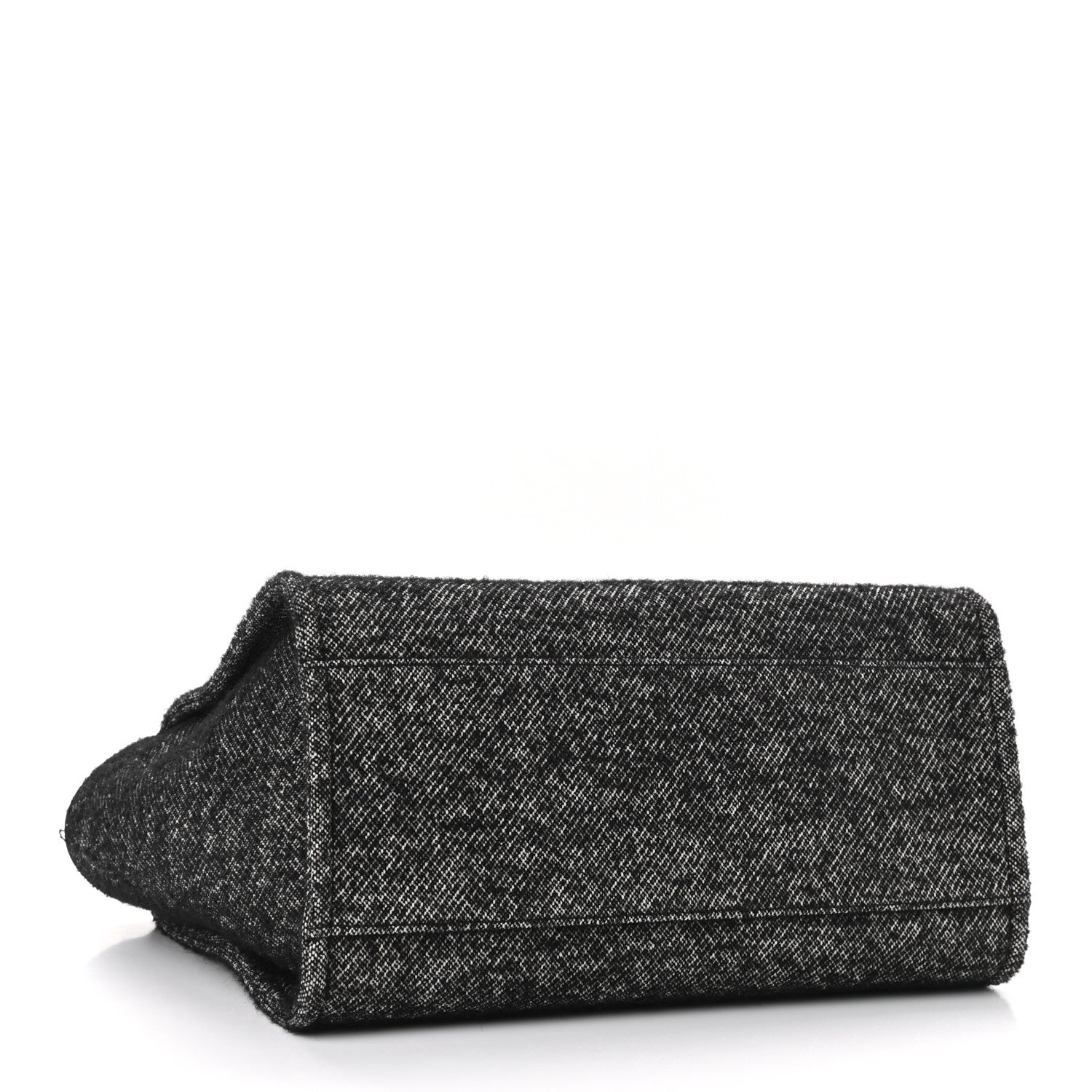 Chanel Mixed Fibers Calfskin Medium Deauville Tote Black 4 of 10