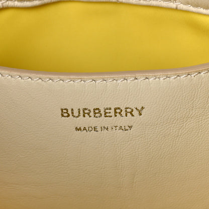 Burberry Lambskin Quilted Small Lola Bucket Bag Pale Vainilla 7 of 9