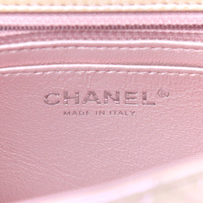 Chanel Iridescent Calfskin Quilted Mini Rectangular Flap Pink 5 of 8