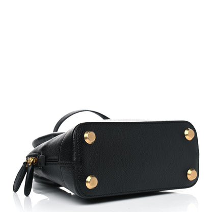 Balenciaga Grained Calfskin XXS Ville Top Handle Bag Black 3 of 4