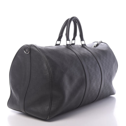 Louis Vuitton Damier Infini Keepall Bandouliere 55 Onyx 2 of 19