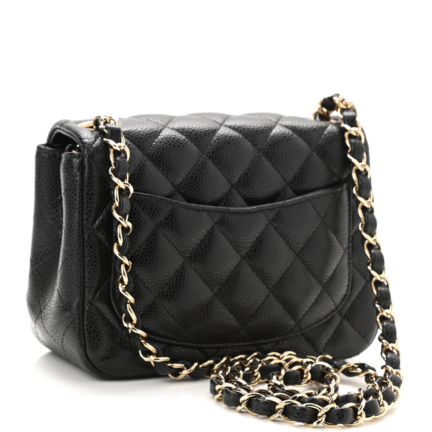 Chanel Caviar Quilted Mini Square Flap Black 3 of 10