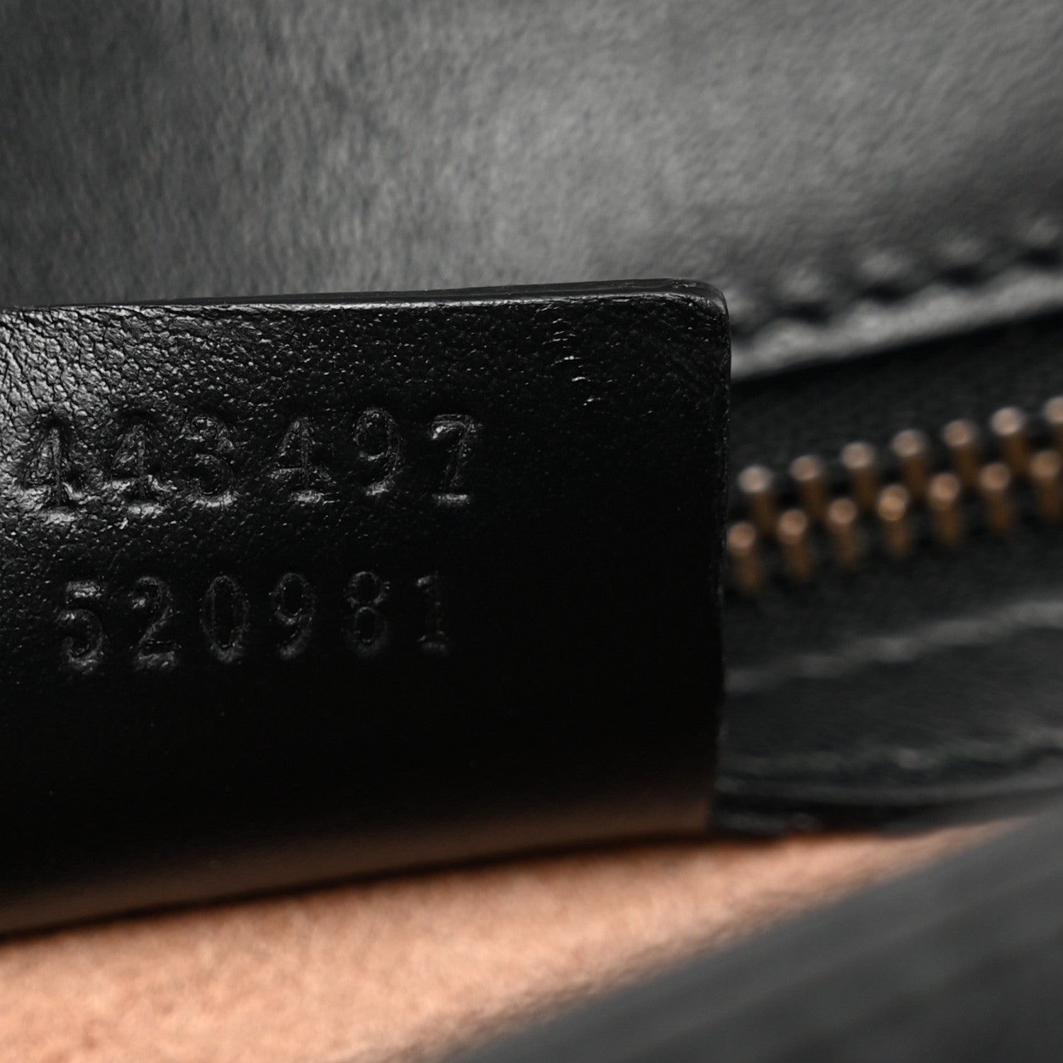 Gucci Calfskin Matelasse Small GG Marmont Shoulder Bag Black 7 of 10