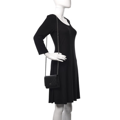 Chanel Caviar Quilted Wallet On Chain WOC Black 2 of 11