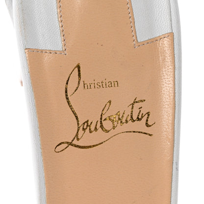 Christian Louboutin Nappa Marmela Mules 38.5 Bianco 8 of 10