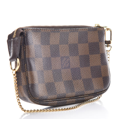 Louis Vuitton Damier Ebene Mini Pochette Accessories 3 of 9