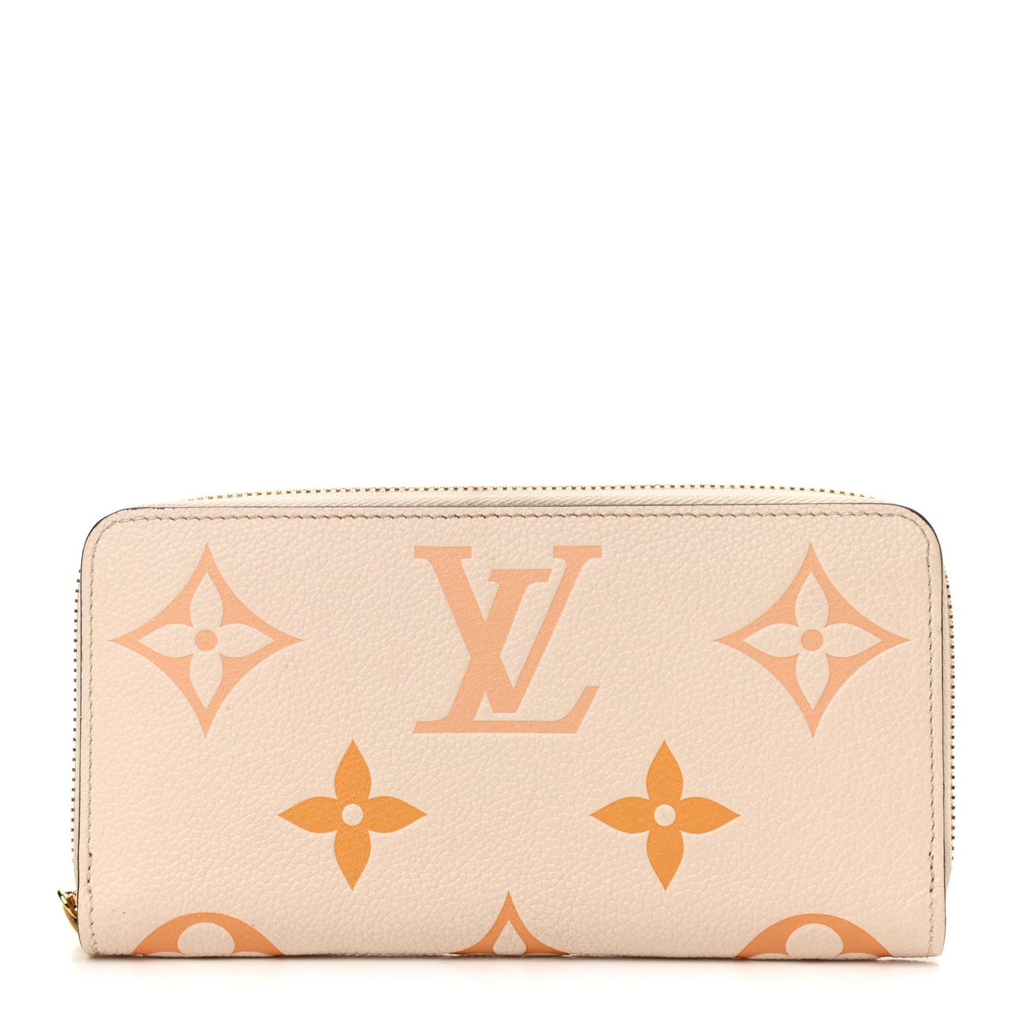Empreinte Monogram Giant By The Pool Zippy Wallet Cream Saffron