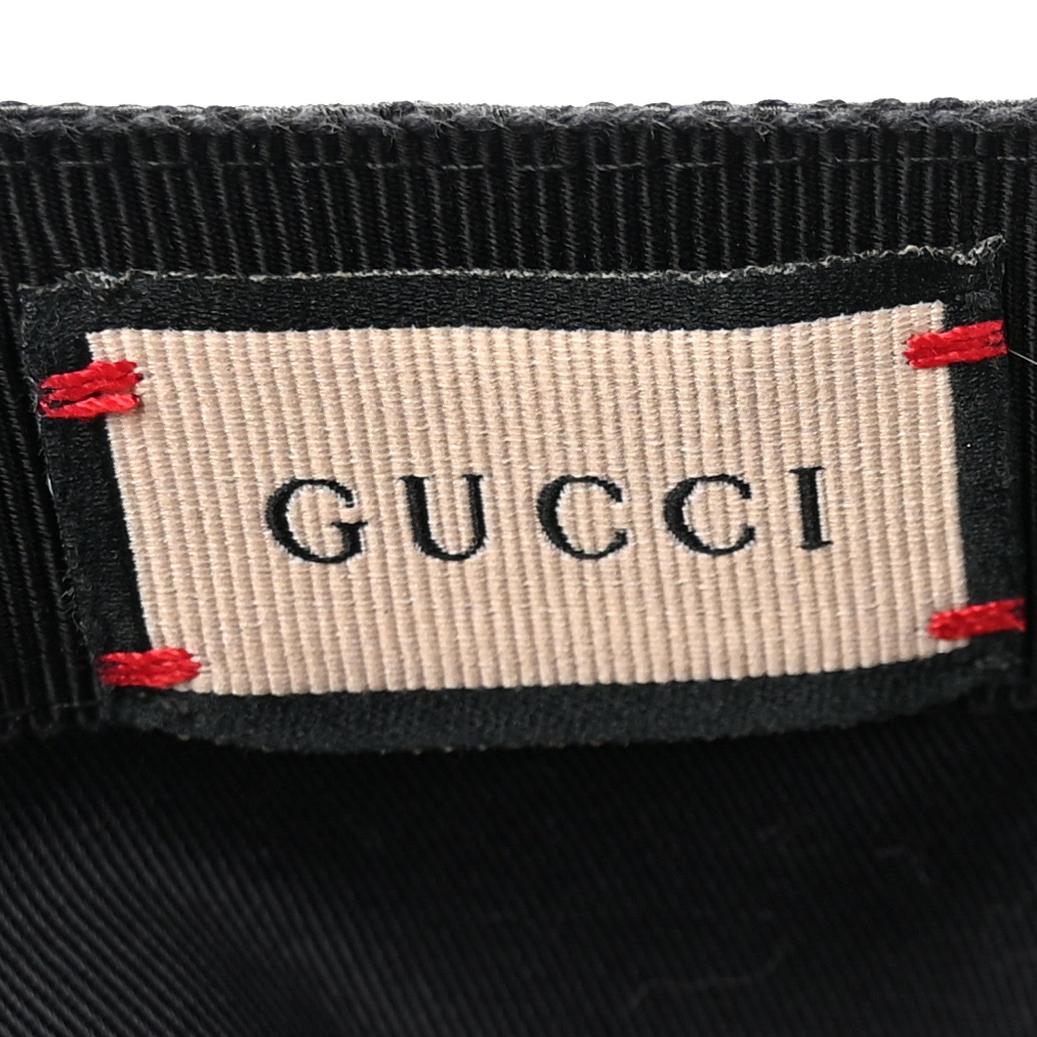 Gucci Monogram Textured Dollar Calfskin Zeno Baseball Hat S Black 9 of 11