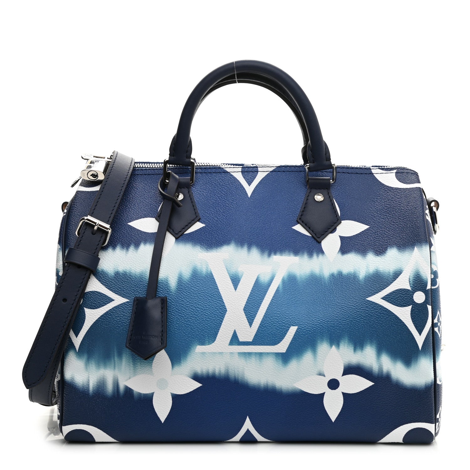 Louis Vuitton Monogram Escale Speedy Bandouliere 30 Blue 1 of 9
