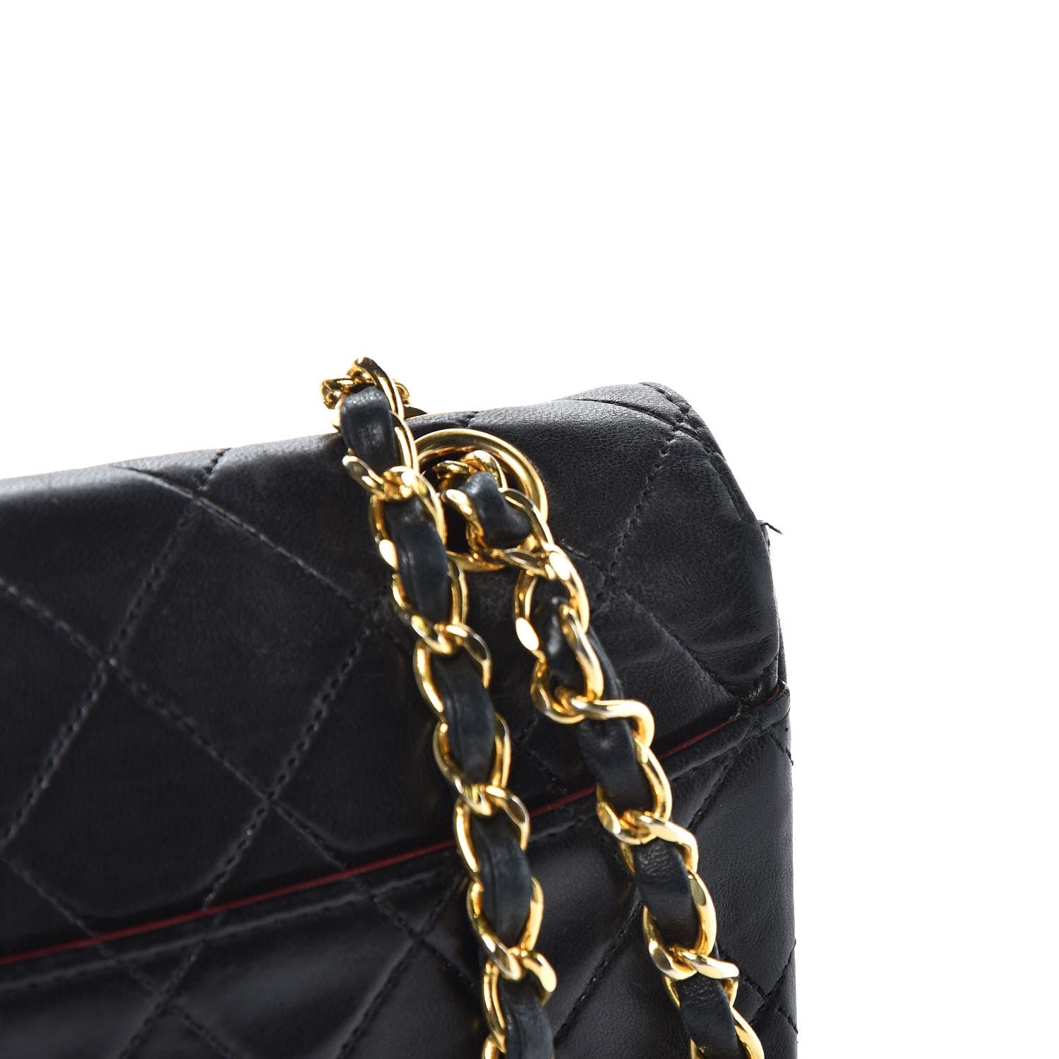 Chanel Lambskin Quilted Small Single Flap Black 10 of 16