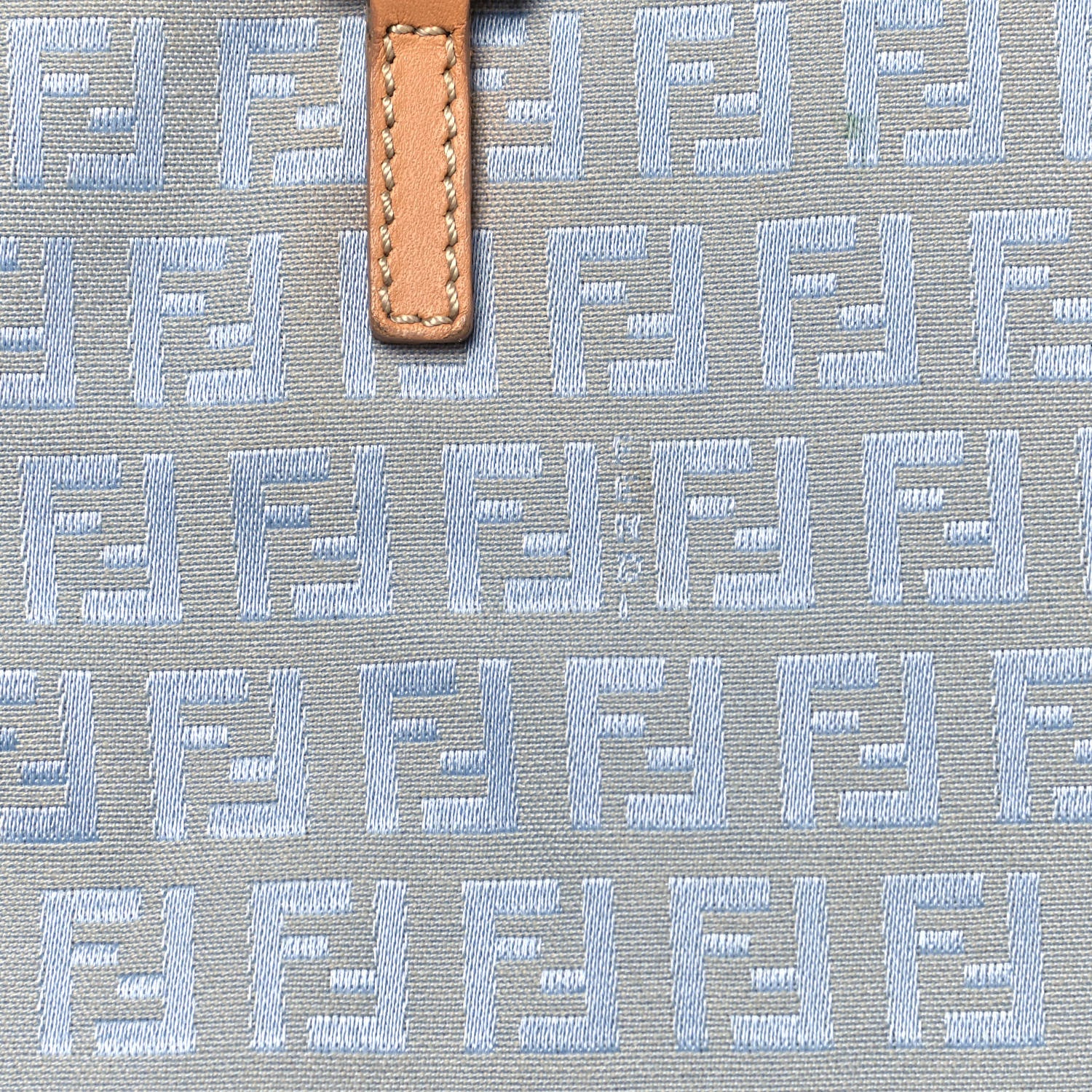 Fendi Zucchino Tote Light Blue 7 of 10