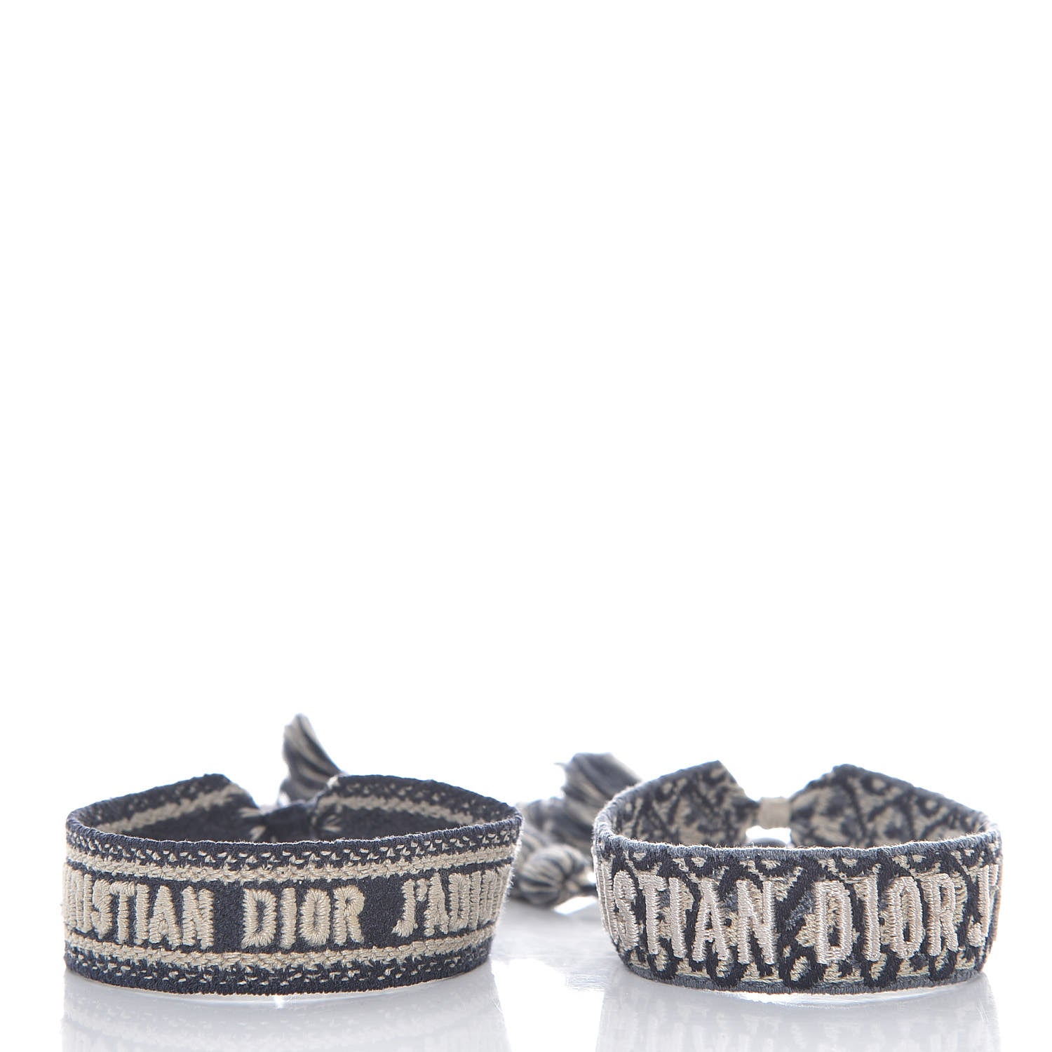 Christian Dior Woven Cotton J'Adior Friendship Bracelet Set 3 of 5