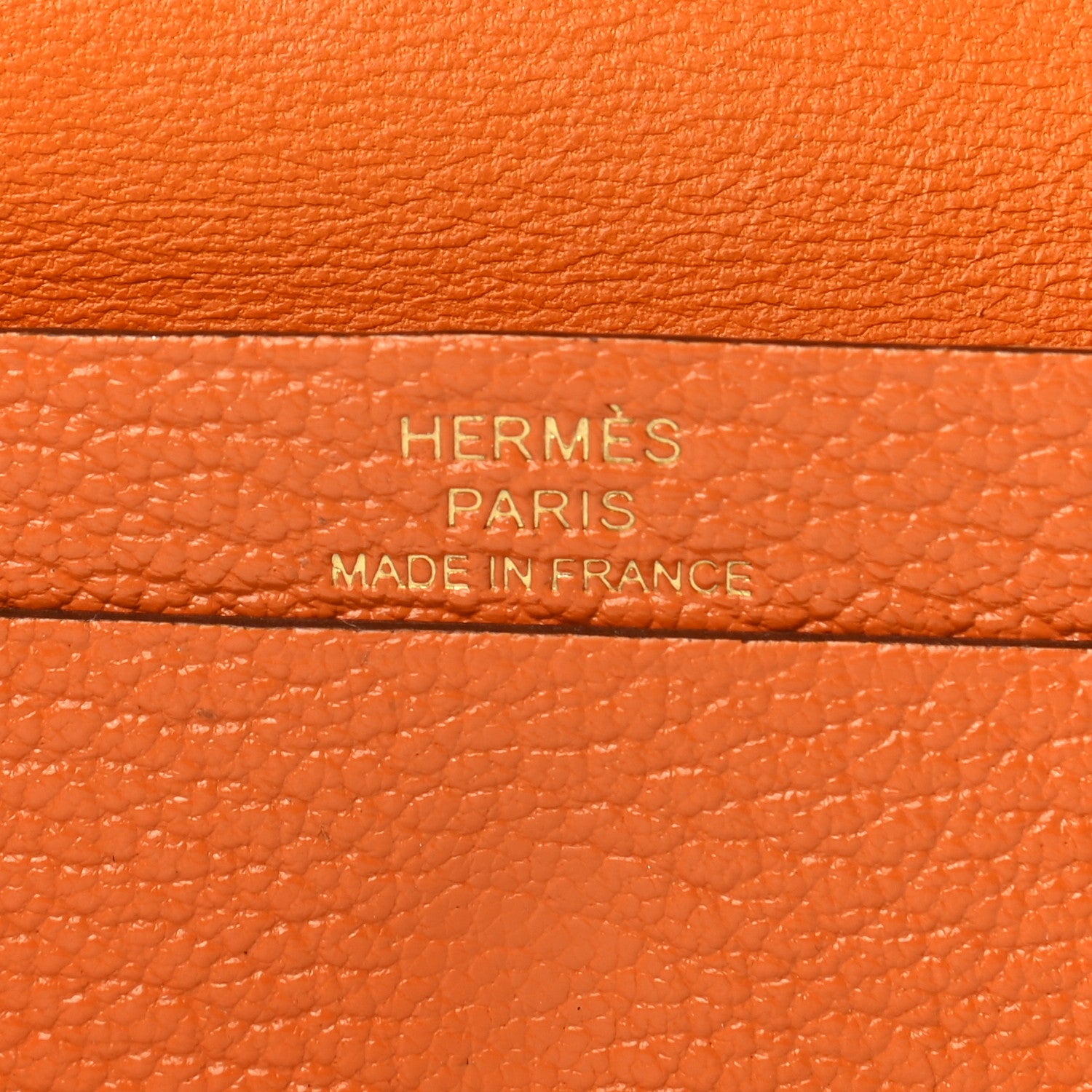 Hermes Chevre Mysore Mini Bearn Wallet Abricot 6 of 7