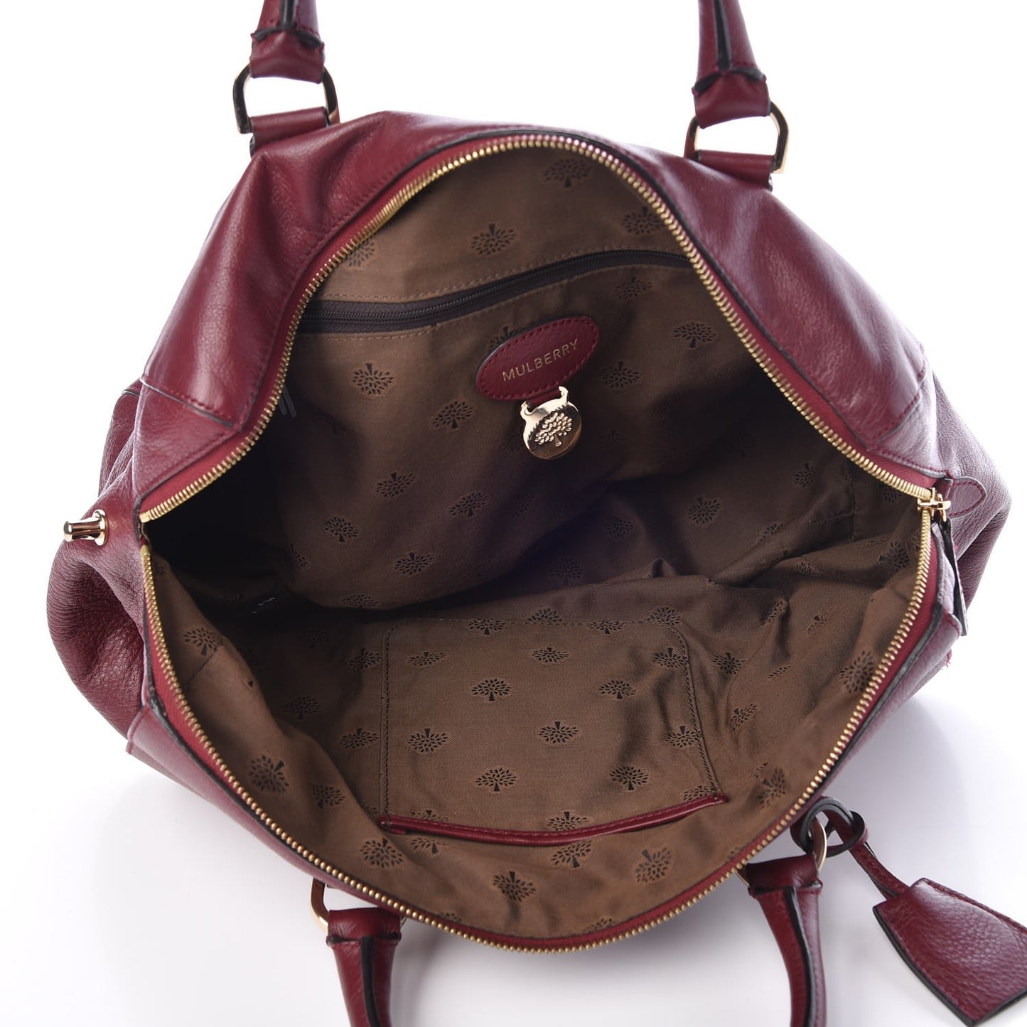 Pebbled Calfskin Medium Del Rey Satchel Black Forest