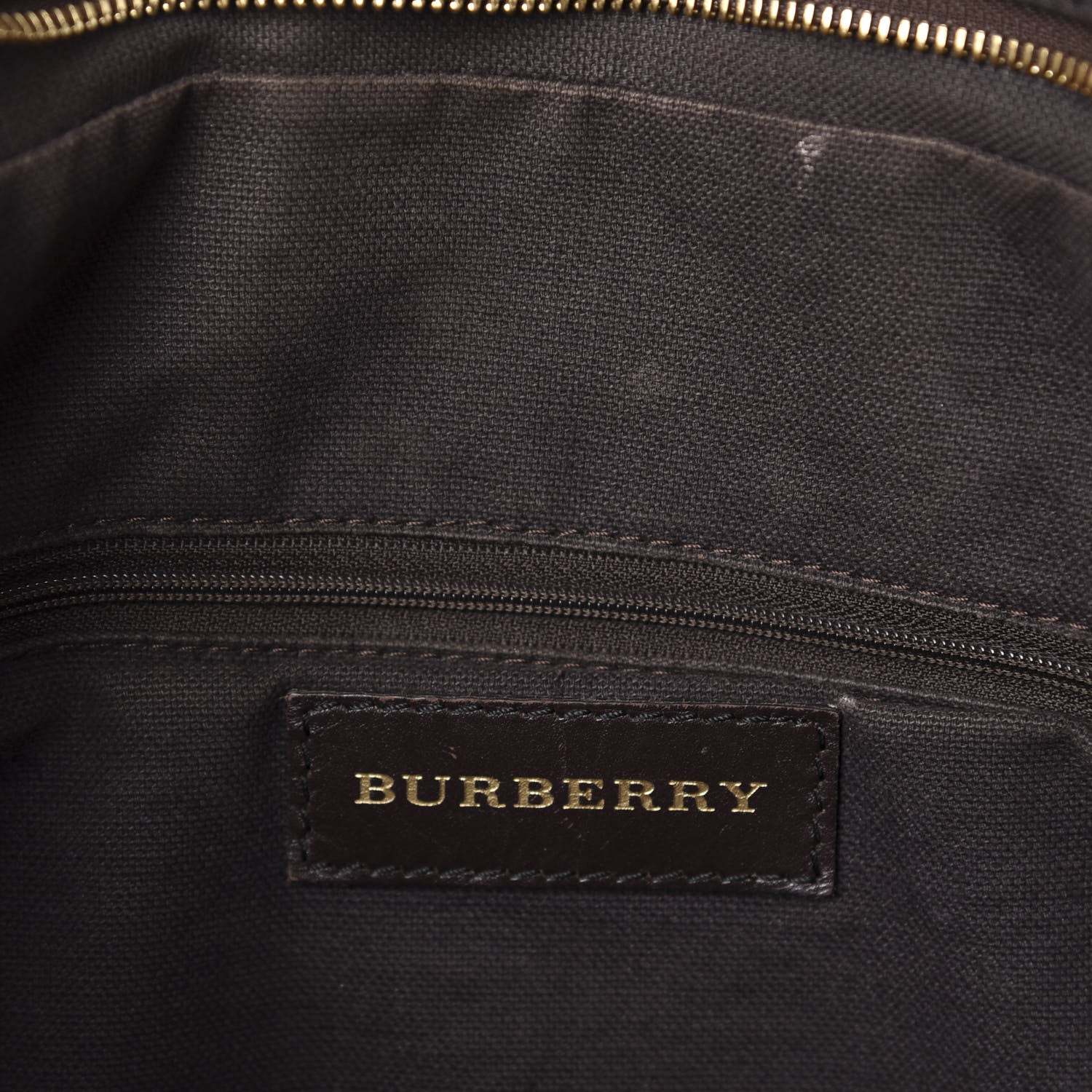 Burberry Haymarket Check Shoulder Bag Chocolate 10 of 12