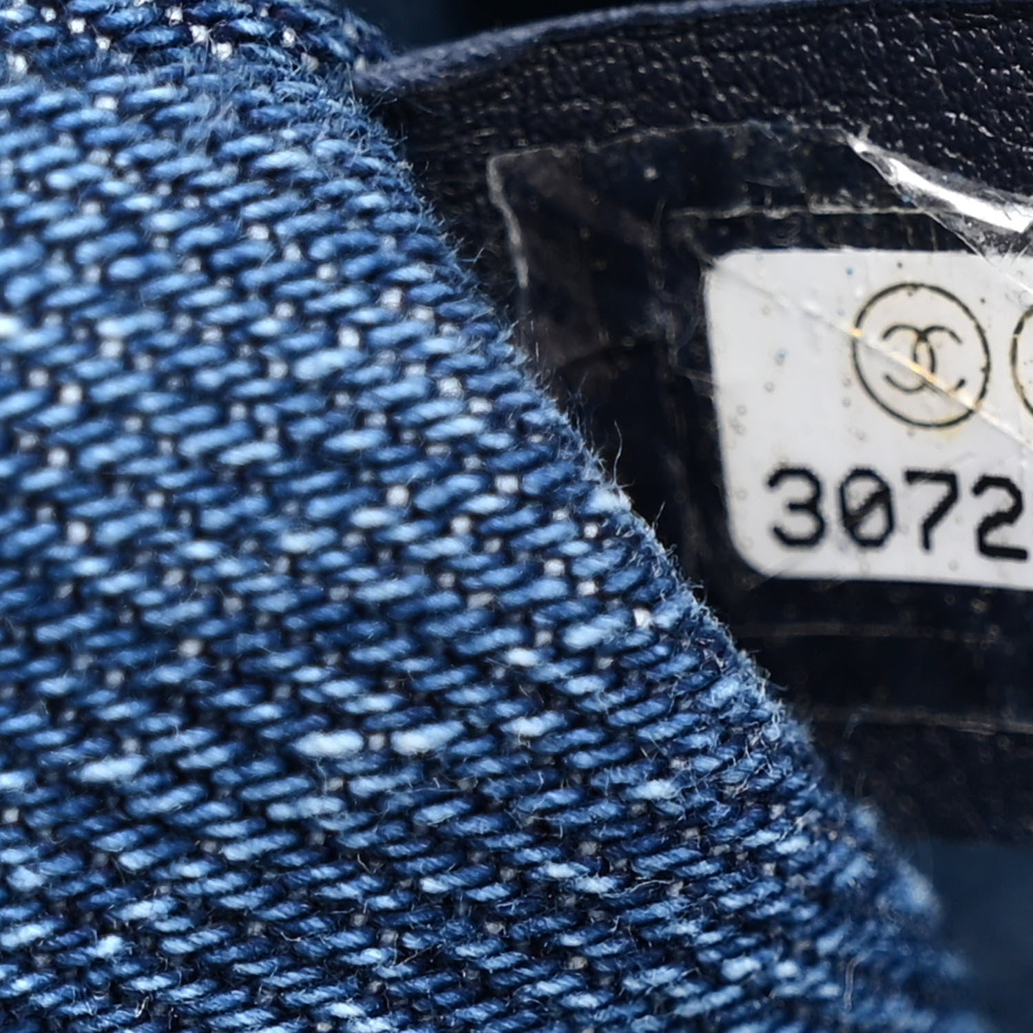 Chanel Denim CC Quilted Mini Square Flap Blue 7 of 11