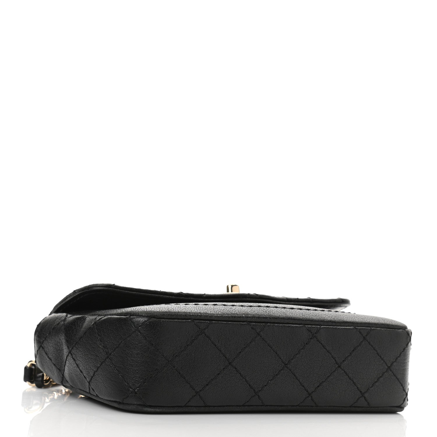 Chanel Goatskin Quilted Flap Black 3 of 6