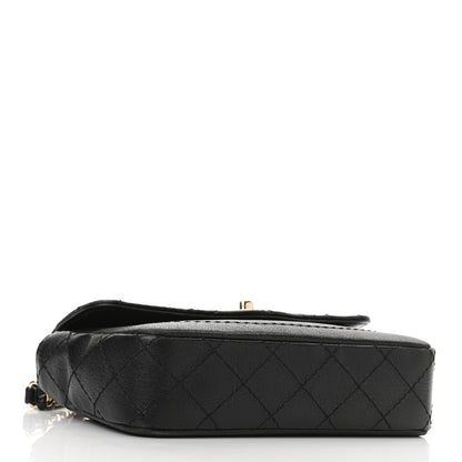 Chanel Goatskin Quilted Flap Black 3 of 6