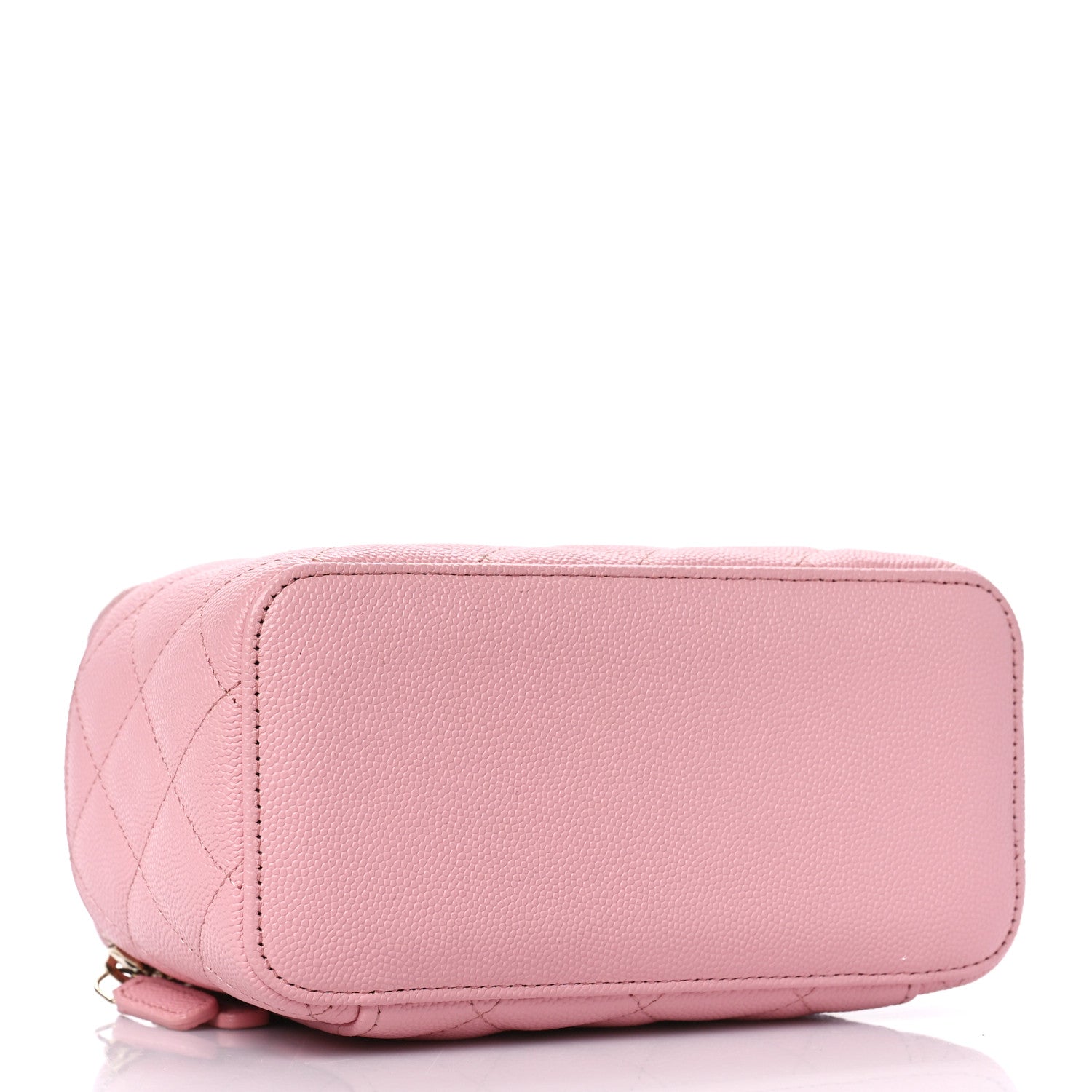 Chanel Caviar Quilted Small Vanity Case With Chain Pink 4 of 10