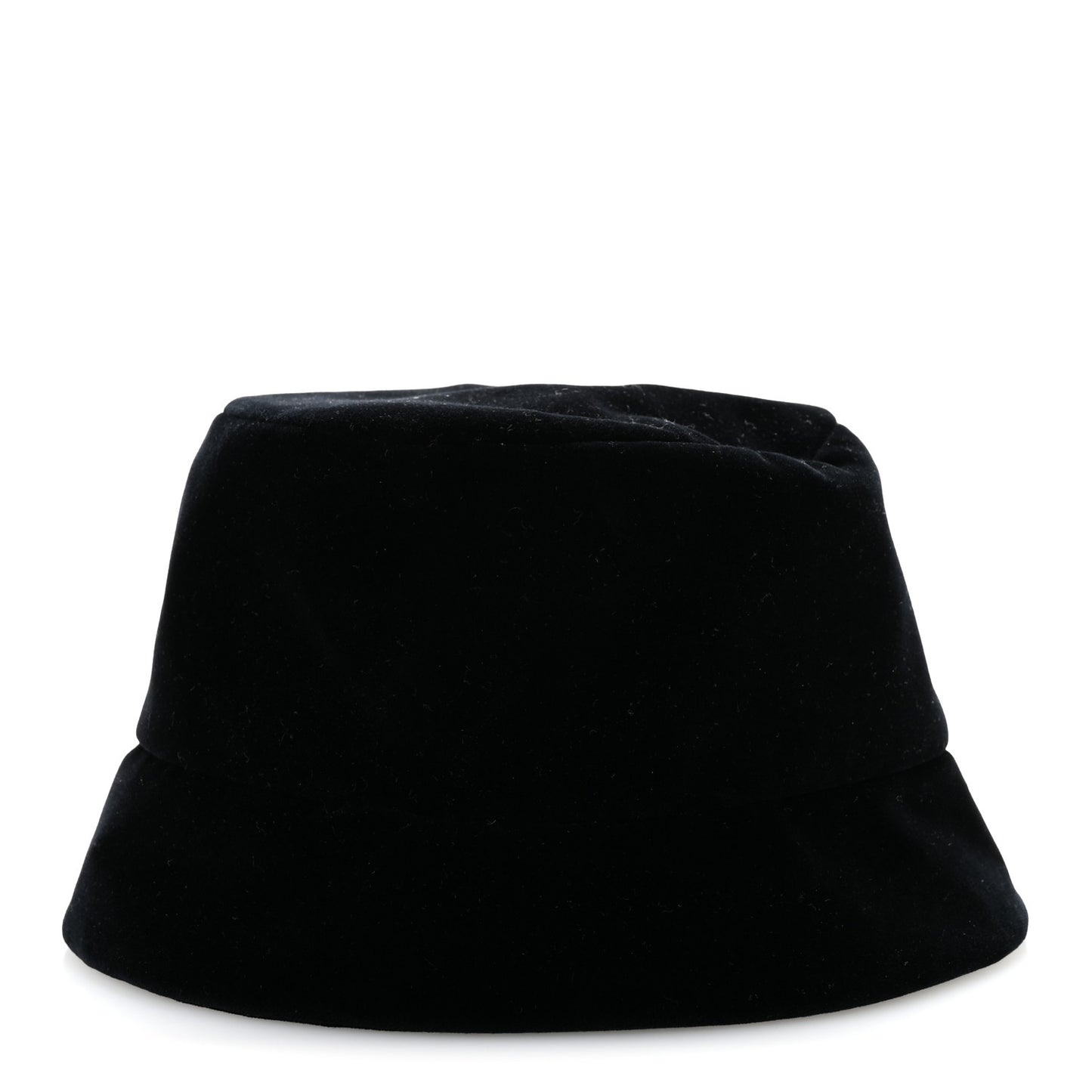 Velvet Triangle Womens Bucket Hat S Black