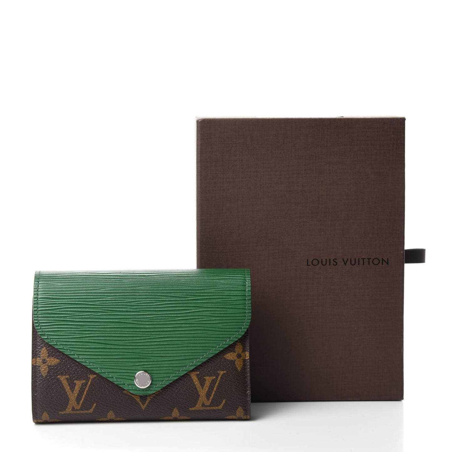 Epi Monogram Marie-Lou Compact Wallet Menthe