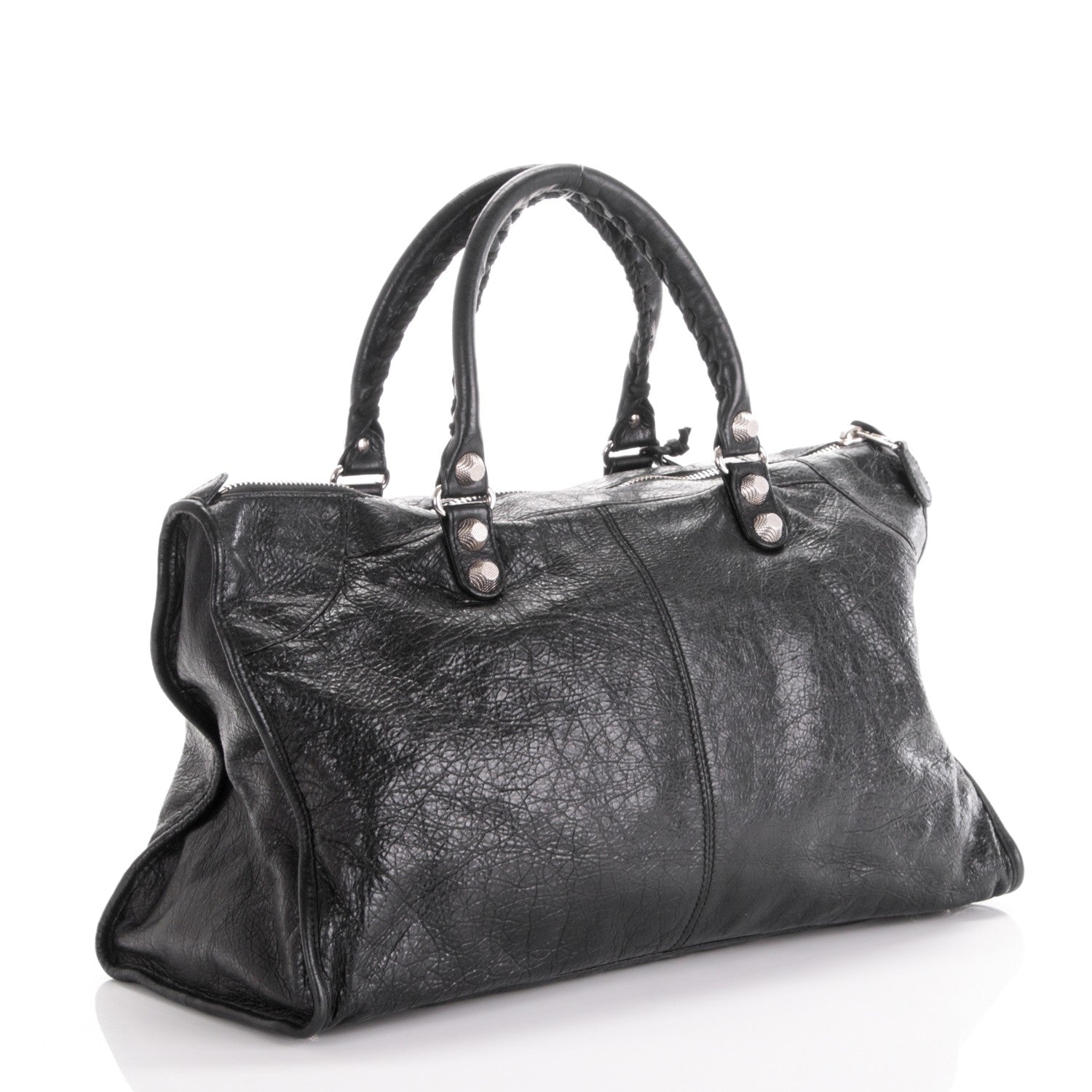 Balenciaga Agneau Giant 12 Silver Hardware Work Black 3 of 7