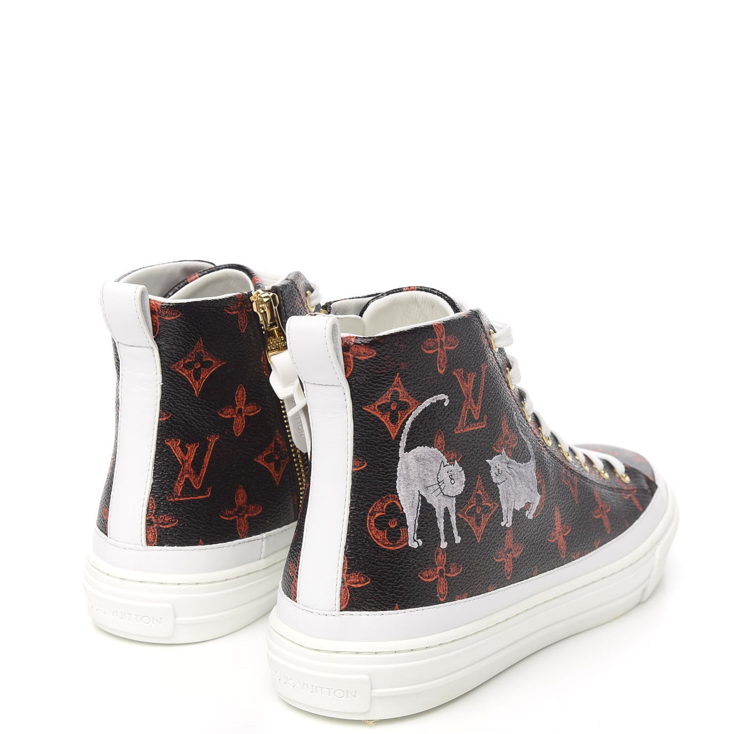 Catogram Stellar Sneaker Boots 40 Marron