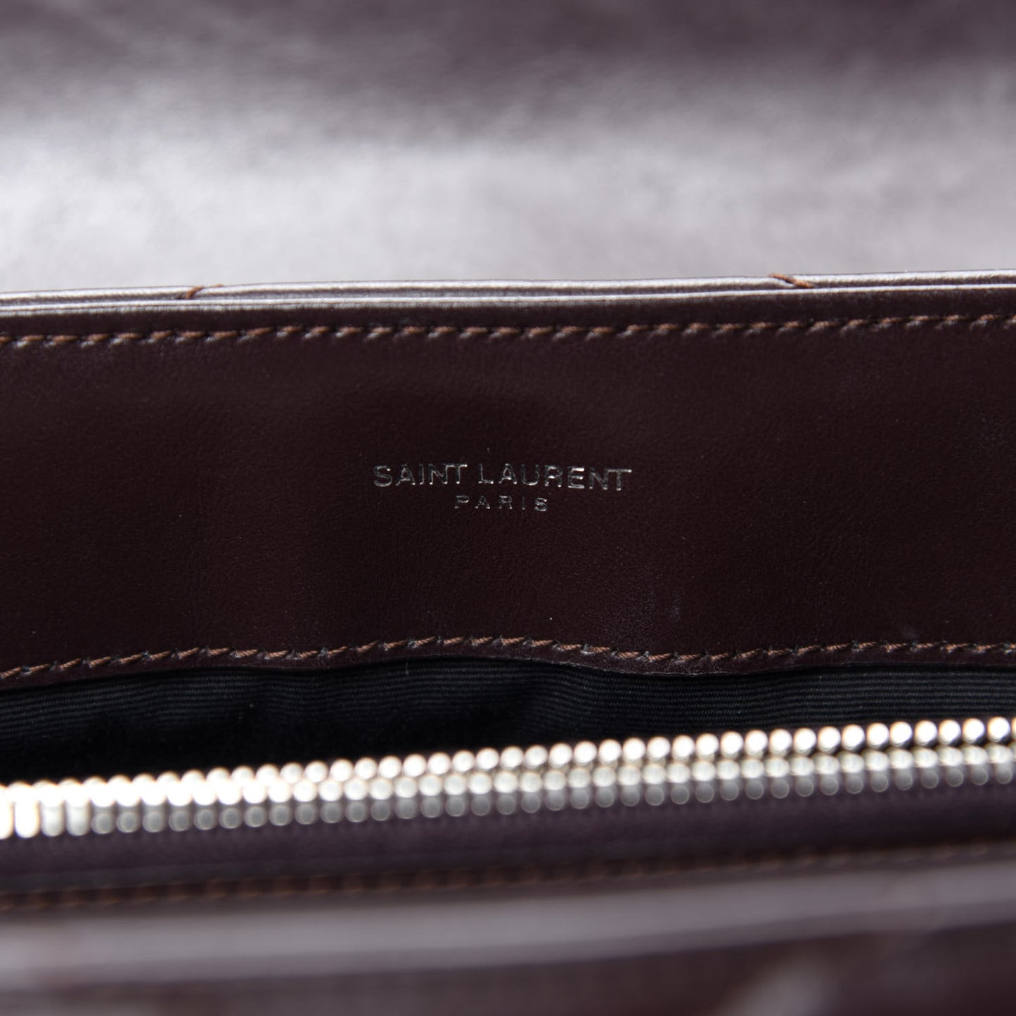 Calfskin Y Quilted Monogram Medium Loulou Chain Satchel Amaranto