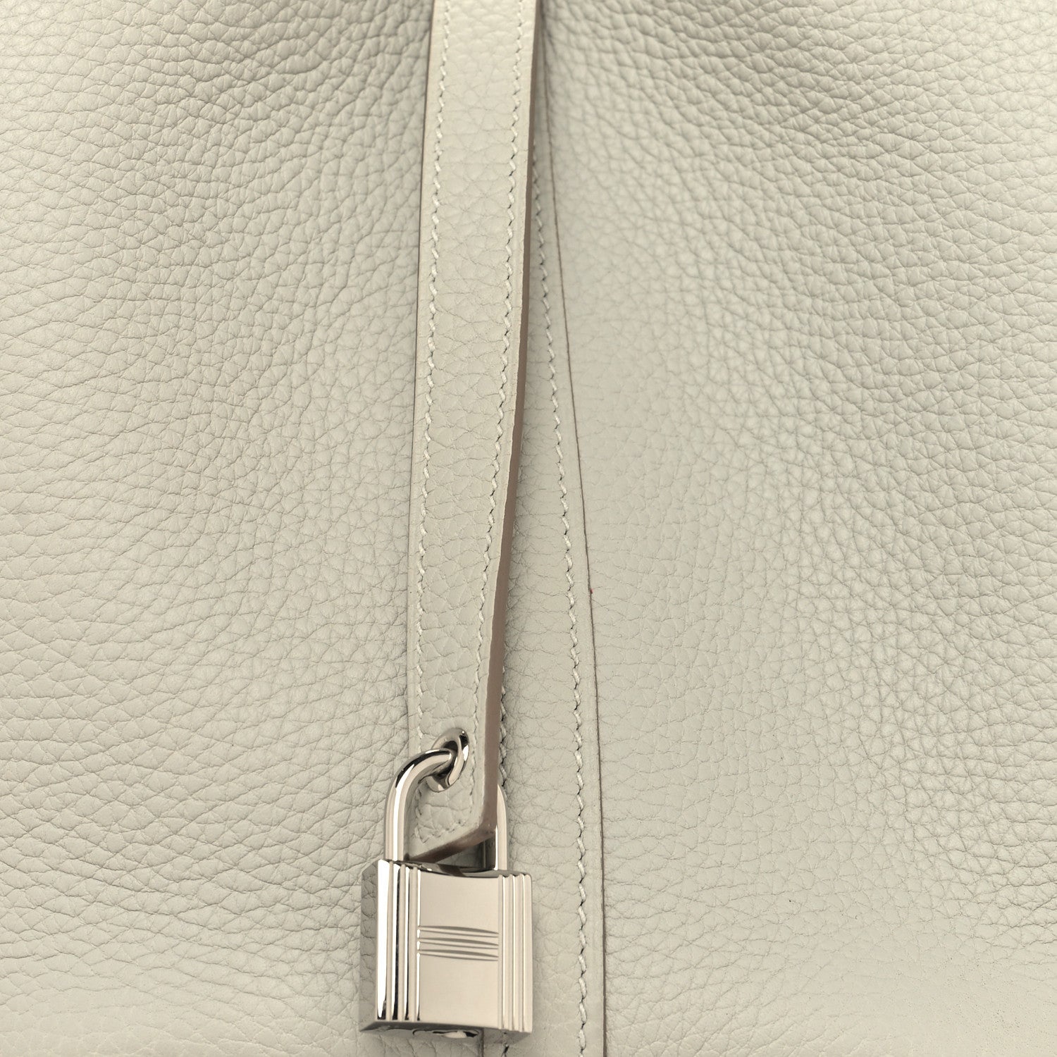 Hermes Taurillon Clemence Picotin Lock 18 PM Gris Perle 8 of 13