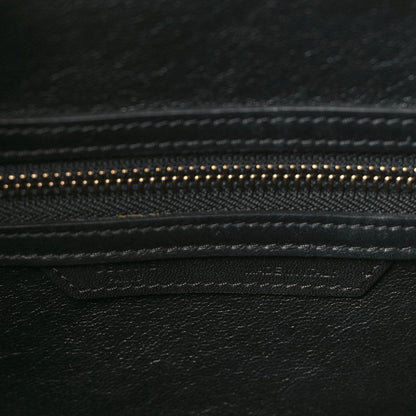 Celine Smooth Calfskin Micro Luggage Black 5 of 7