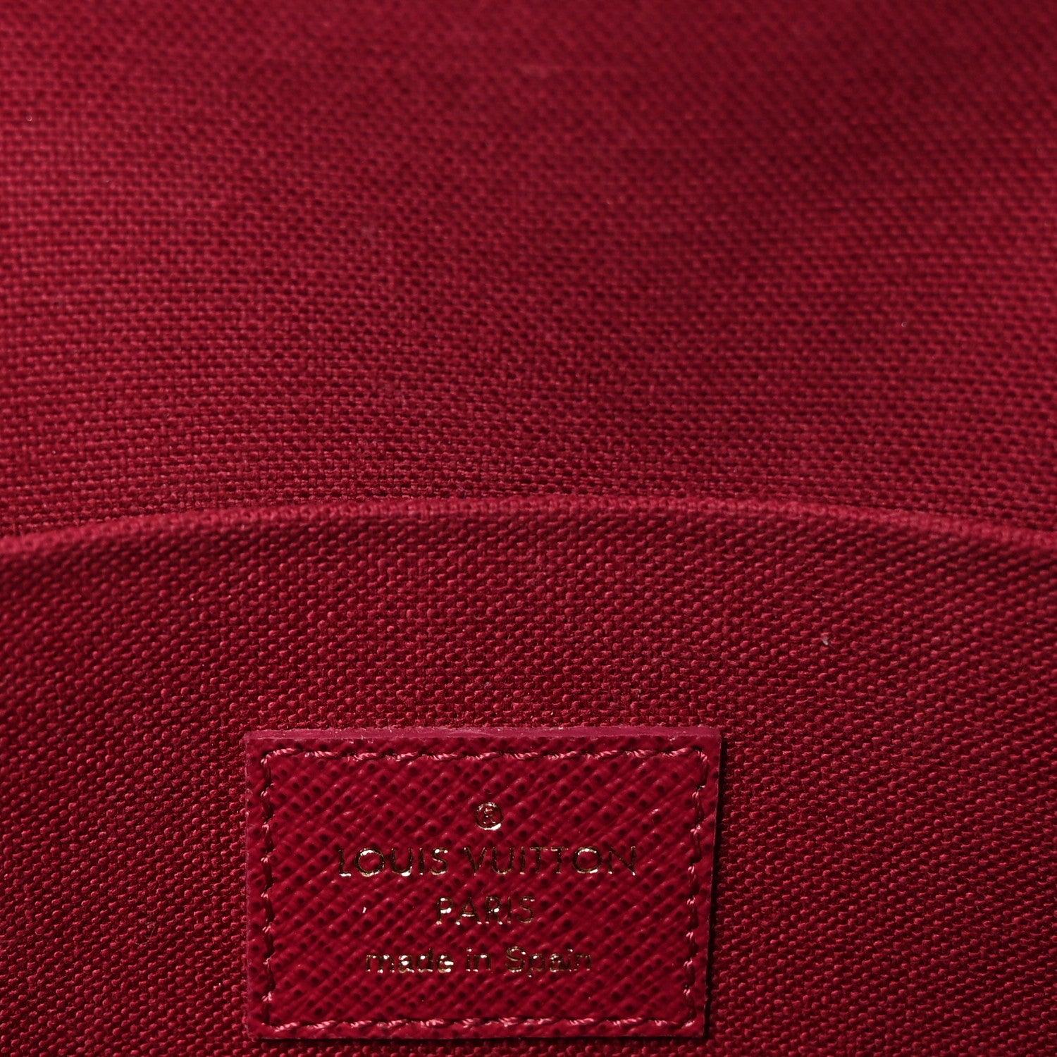 Louis Vuitton Monogram Pochette Felicie Chain Wallet Fuchsia 7 of 11