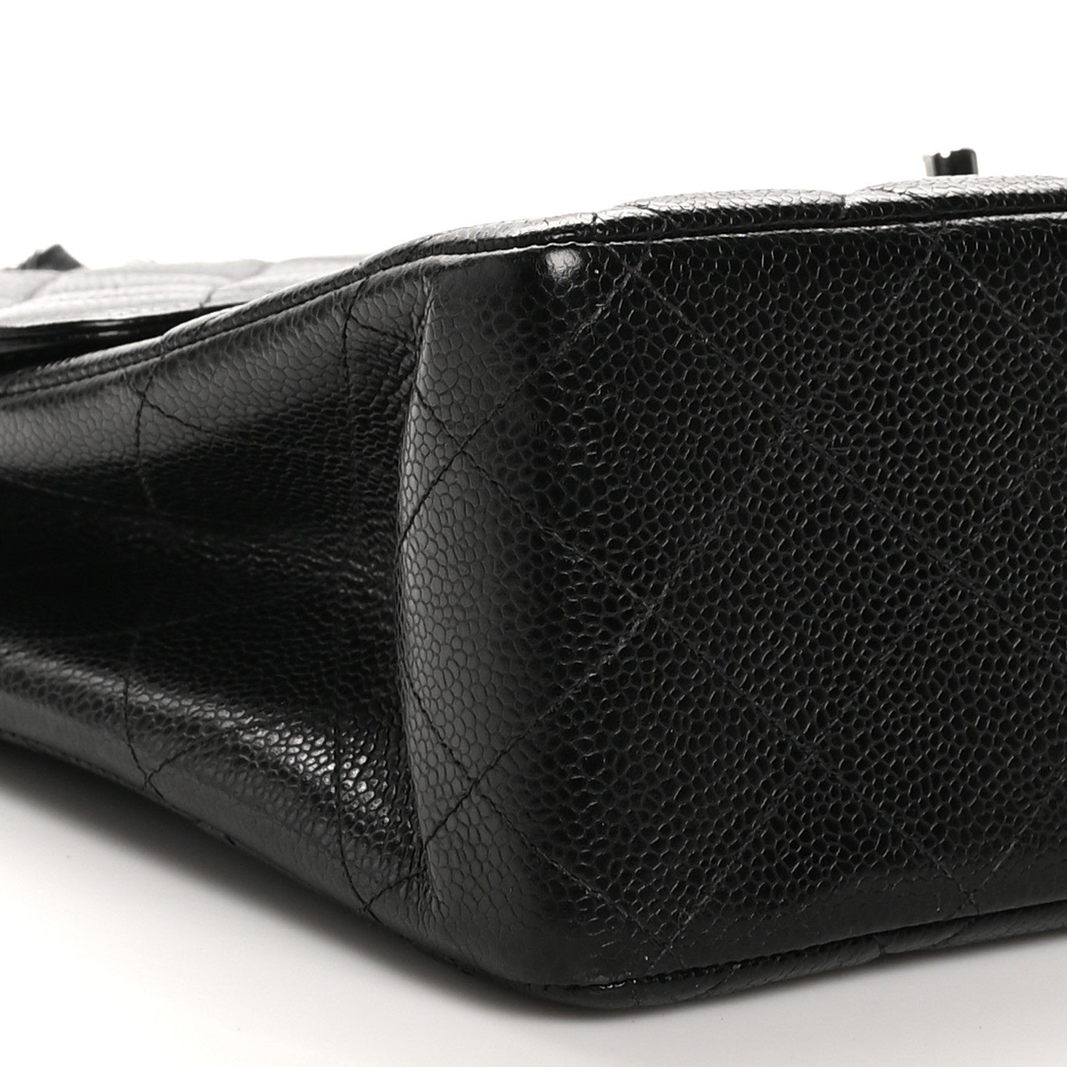 Chanel Caviar Quilted Jumbo Single Flap Black 10 of 10