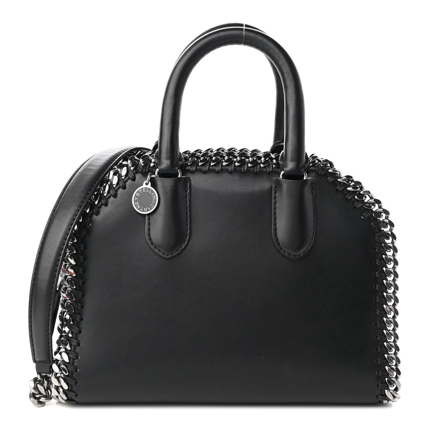 Eco Alter Nappa Mini Falabella Box Top Handle Bag Black