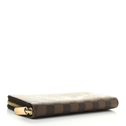 Louis Vuitton Damier Ebene Illustre Zippy Wallet Violet 4 of 12