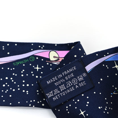 Hermes Silk Space Derby Twilly Marine Rose Multicolor 3 of 3