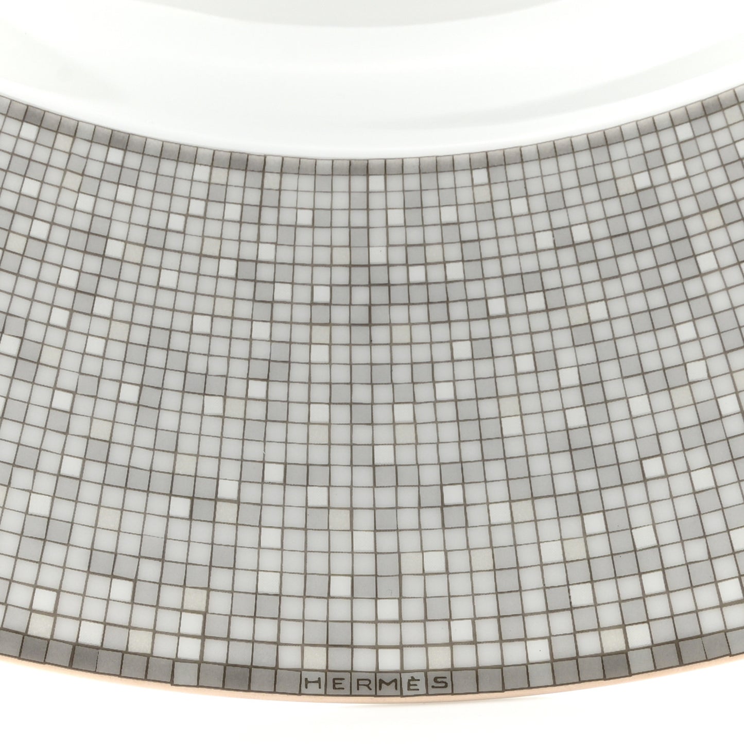 Porcelain Mosaique Au 24 Platine Presentation Plate Set of 2