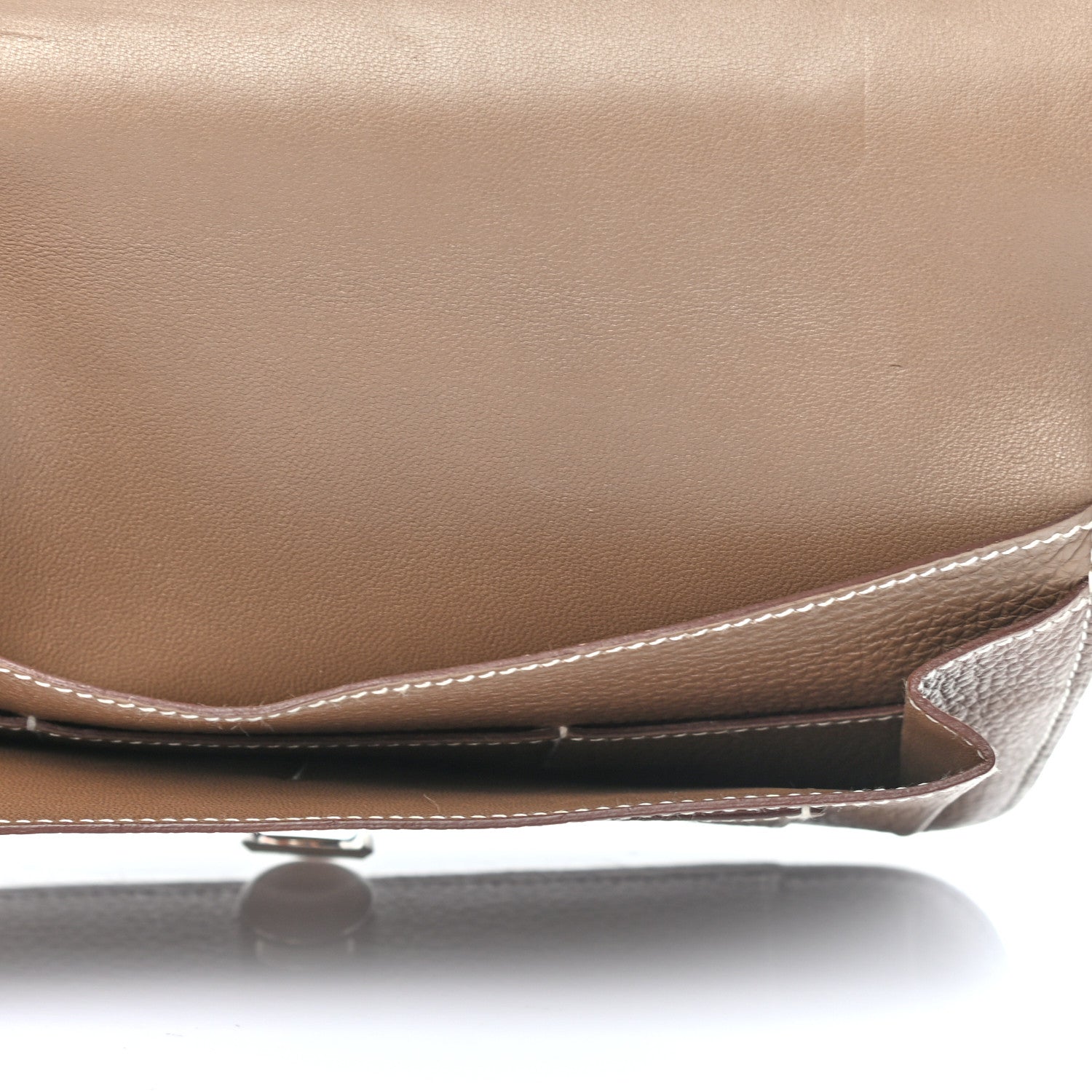Hermes Togo Dogon Duo Wallet Etoupe 6 of 10