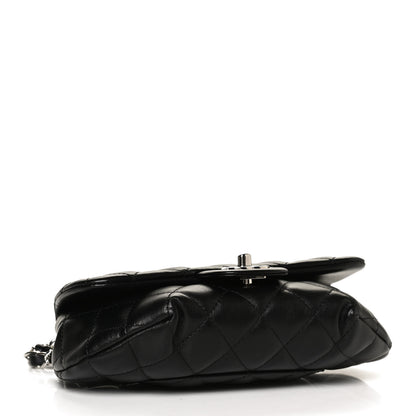 Chanel Calfskin Quilted CC Uniform Flap Belt Bag Black 4 of 15