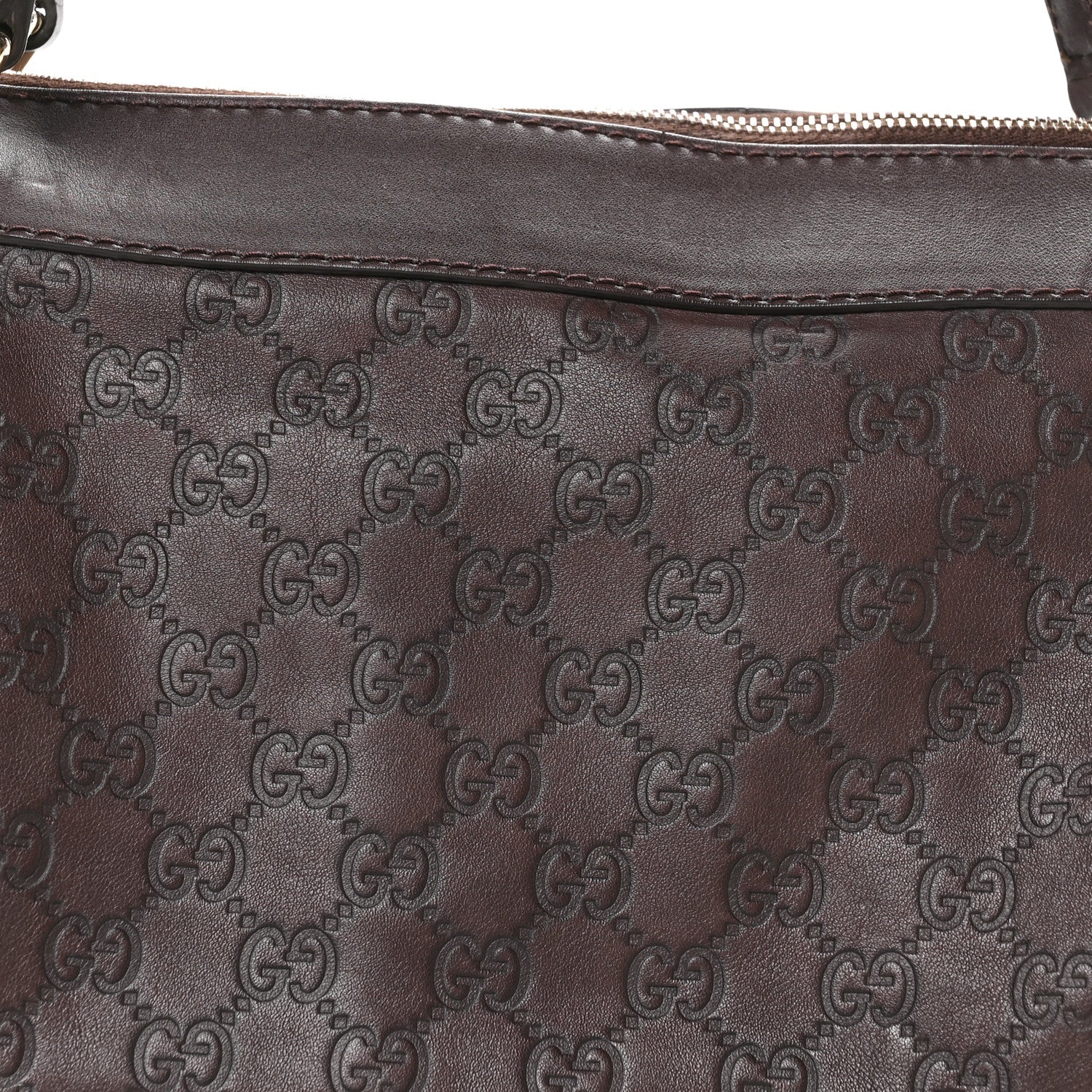 Gucci Guccissima Mayfair Tote Brown 8 of 11