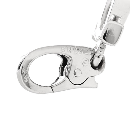 Cartier 18K White Gold Logo Charm 5 of 5