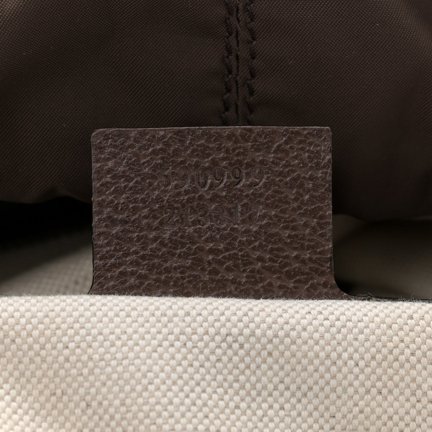 GG Supreme Monogram Web Skateboard Backpack Brown