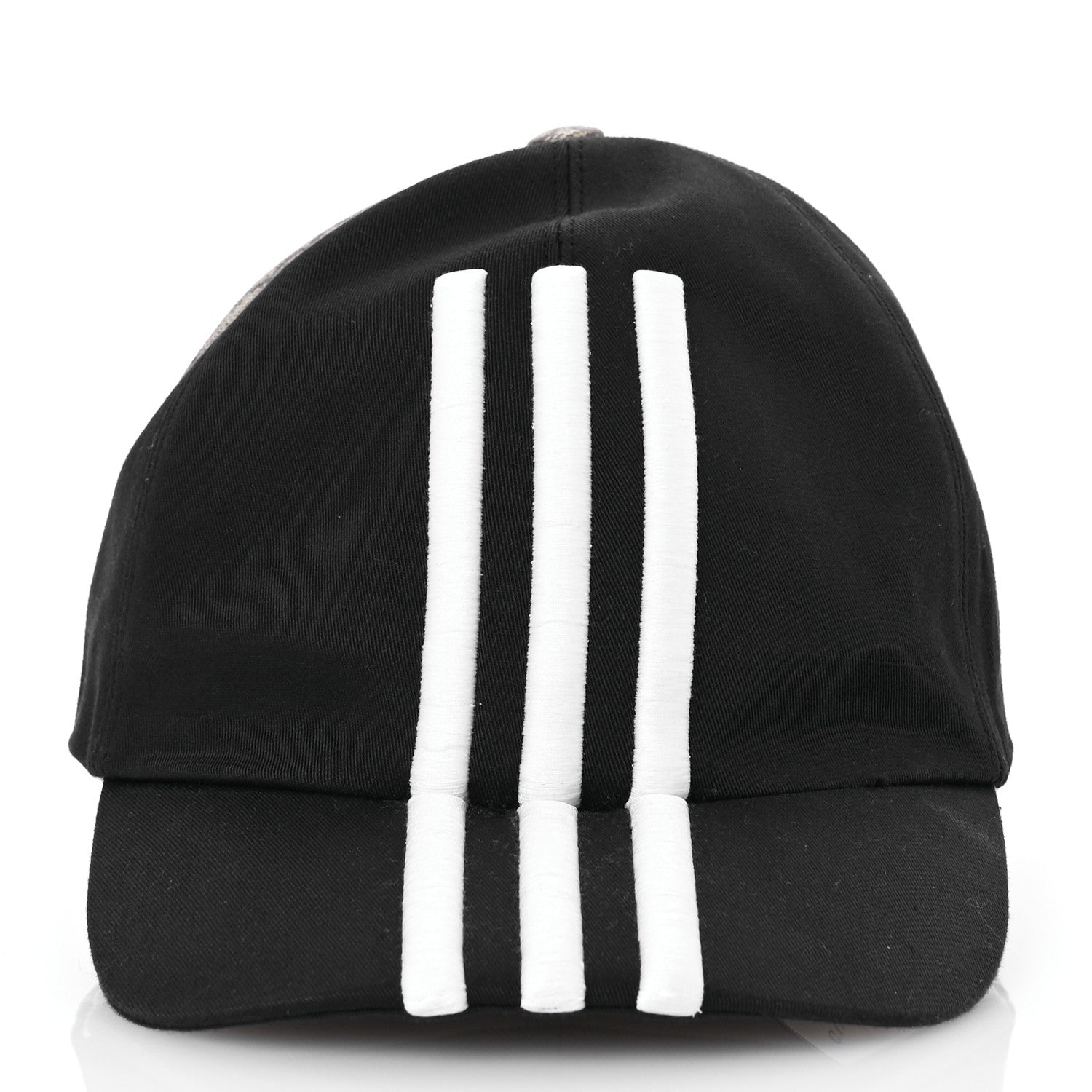 Gucci X ADIDAS GG Supreme Monogram Double Sided Baseball Hat L Beige Ebony Black 6 of 8