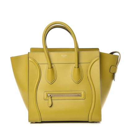 Celine Palmelato Mini Luggage Chartreuse 1 of 11
