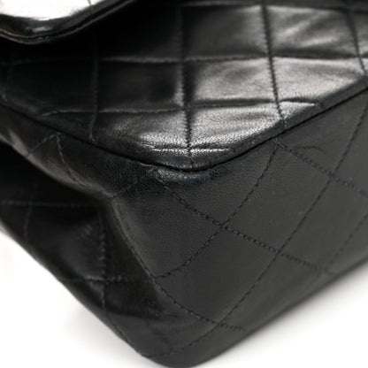 Chanel Lambskin Quilted Medium Double Flap Black 12 of 20