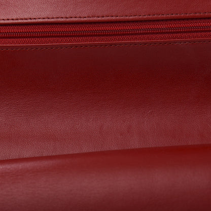 Chanel Lambskin Quilted Medium Double Flap Red 9 of 12