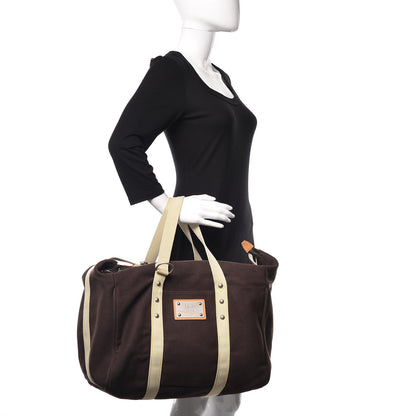 Louis Vuitton Toile Antigua Sac Weekend Brown 2 of 8