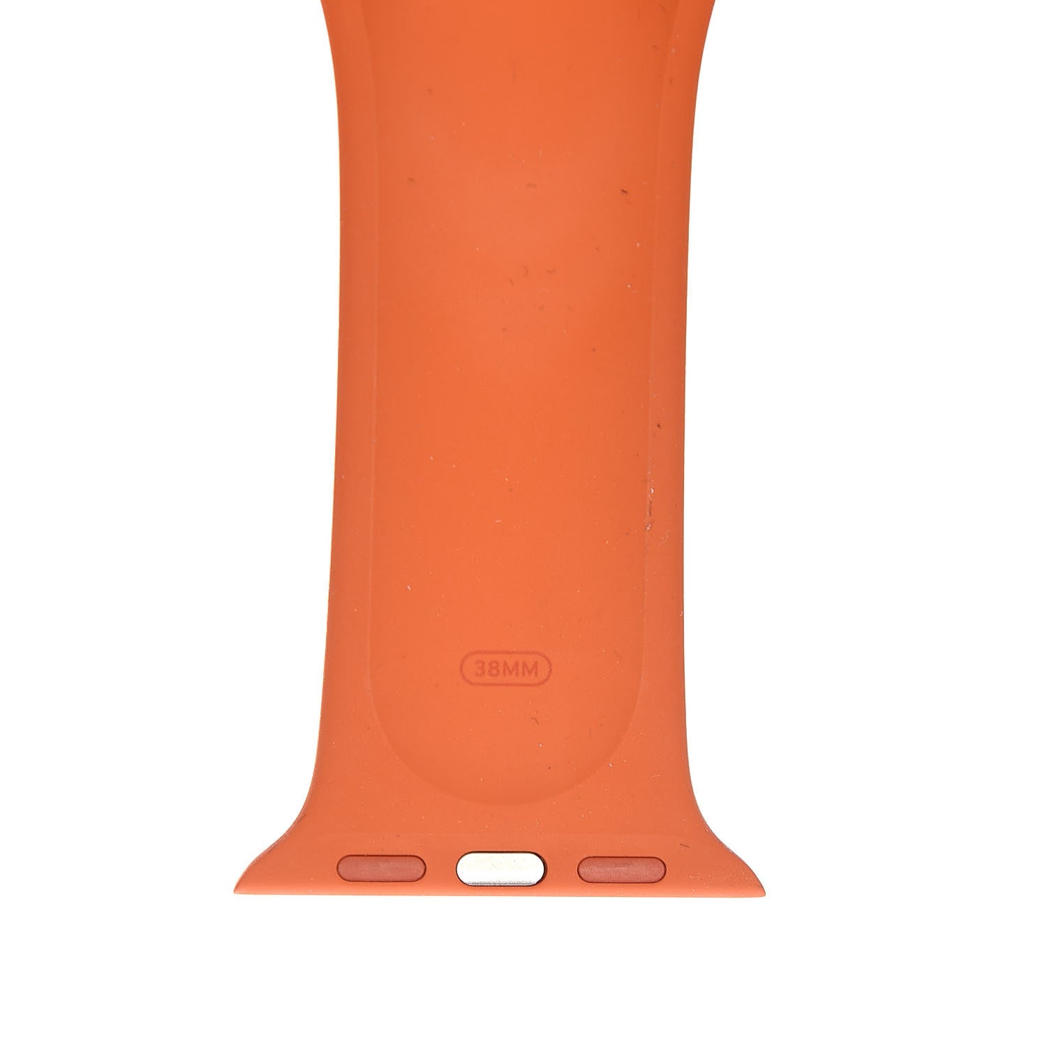 Hermes Silicone 38mm Apple Sports Watch Single Tour Band Orange 3 of 6