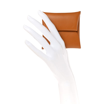 Hermes Swift Verso Bastia Coin Purse Toffee Etoupe 2 of 8